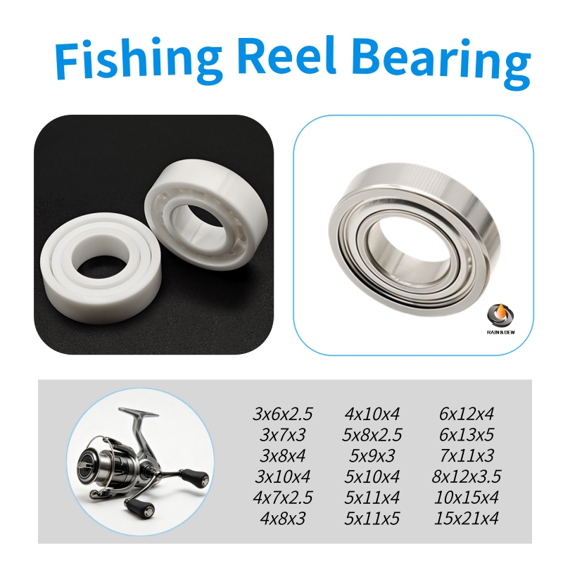 Baitcasting Reel - 1/5/10 قطع بكرات صيد لويا ABEC-7/9،