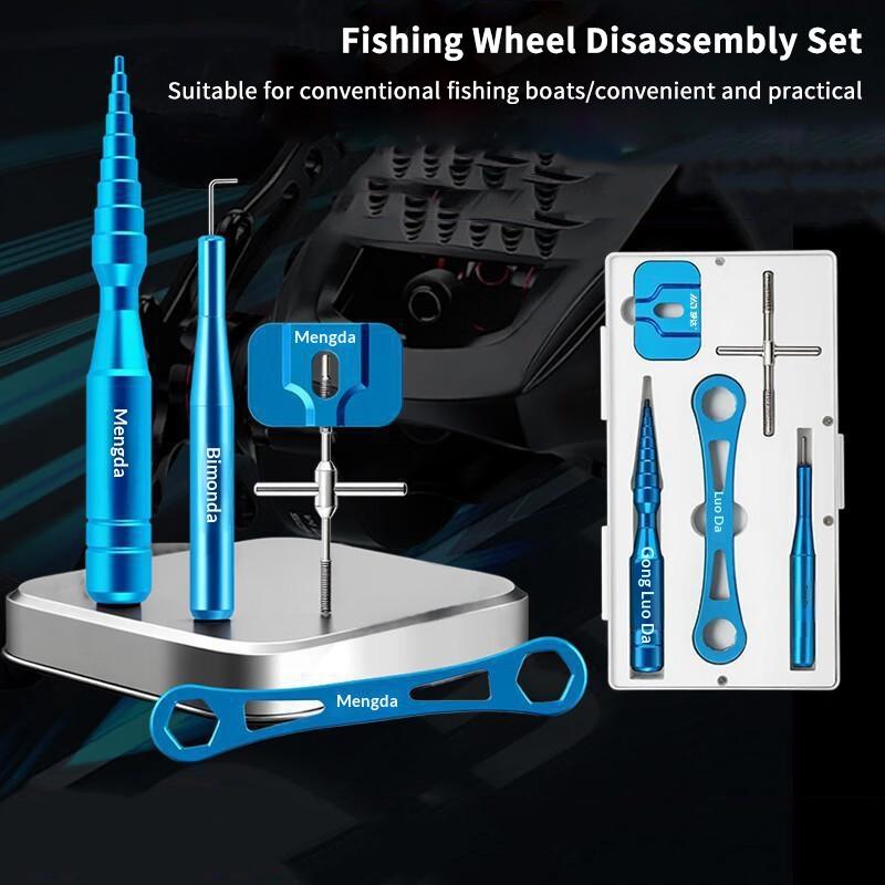 Reel Repair Kit - أداة إزالة دبوس محمل بكرة الصيد،