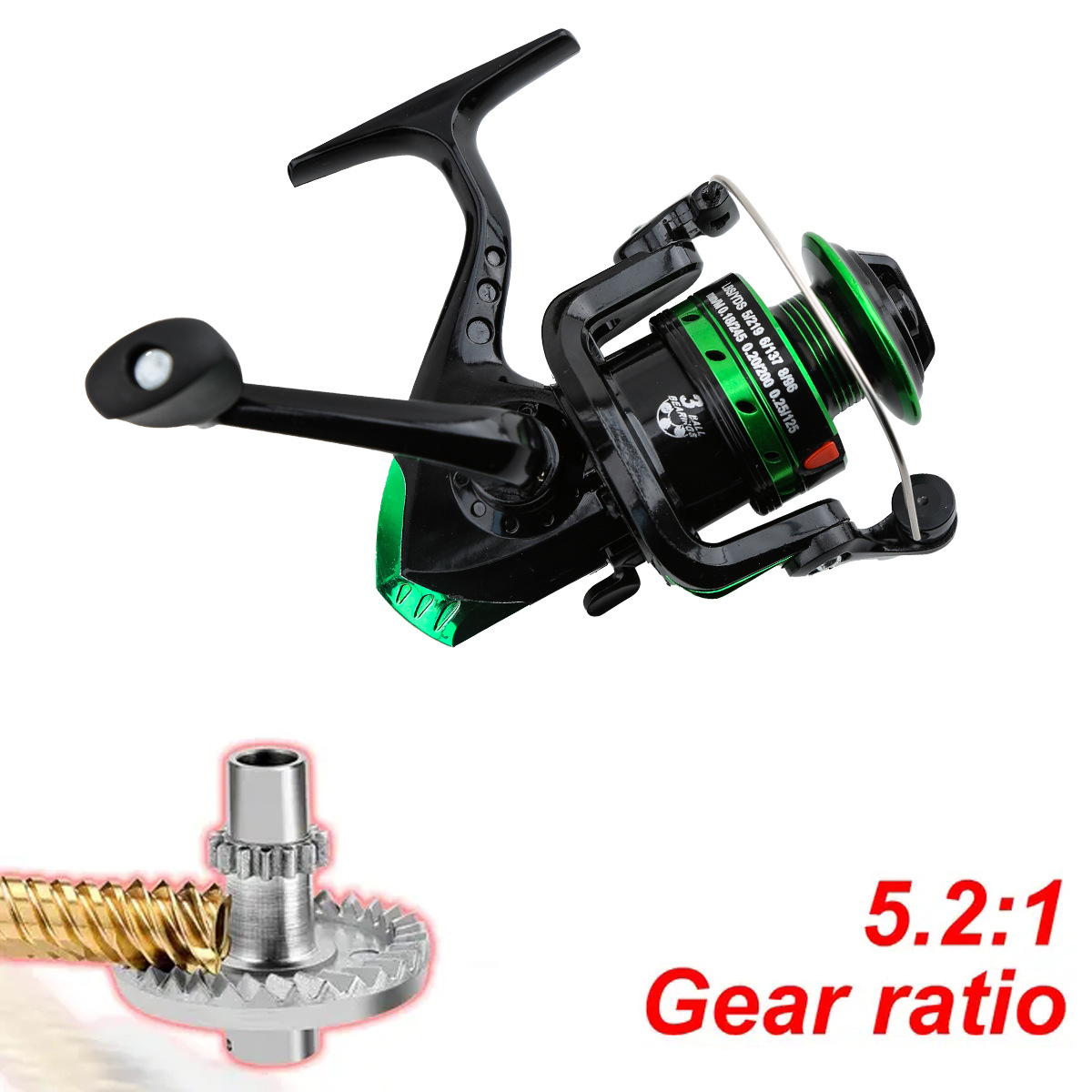 بكرة صيد معدنية دوارة بنسبة تر - مراجعة Baitcasting Reel وسعره