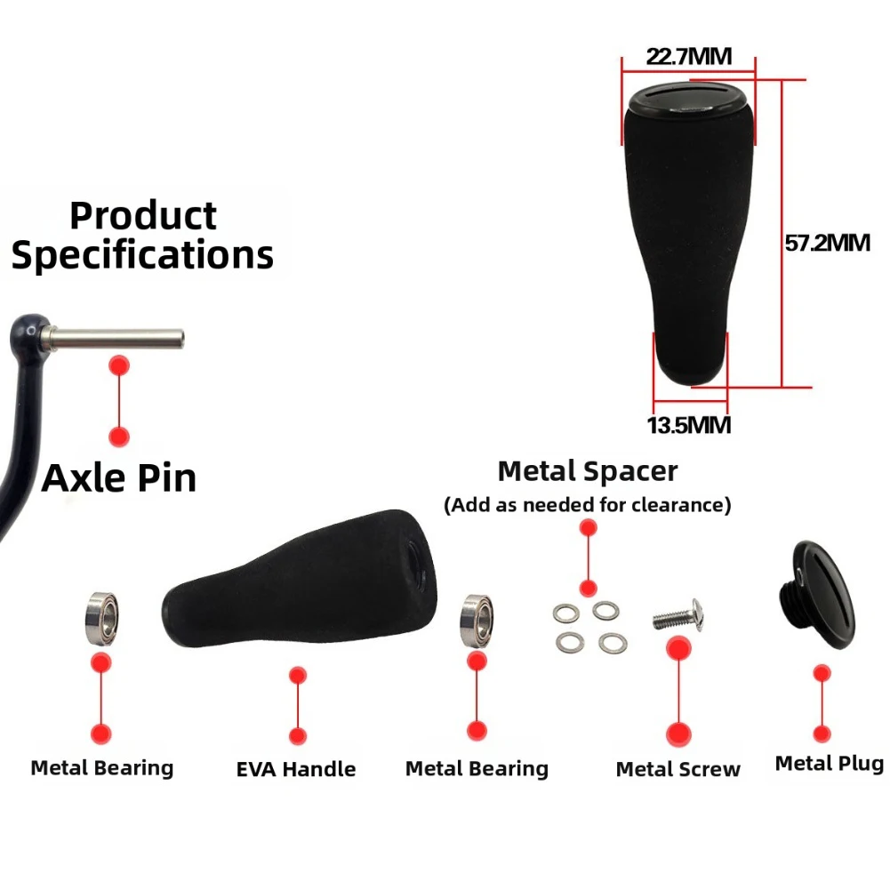 قطع غيار مقبض EVA لأداة الصيد  - مراجعة Reel Spare Spool وسعره