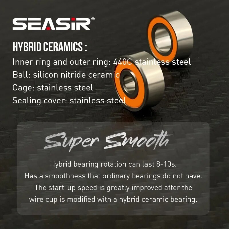 محامل بكرات صيد هجينة من SEASI - مراجعة Reel Spare Spool وسعره