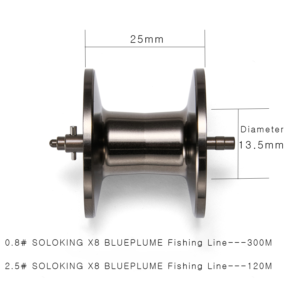SOLOKING ASHMOON بكرة عميقة 5. - مراجعة Reel Spare Spool وسعره