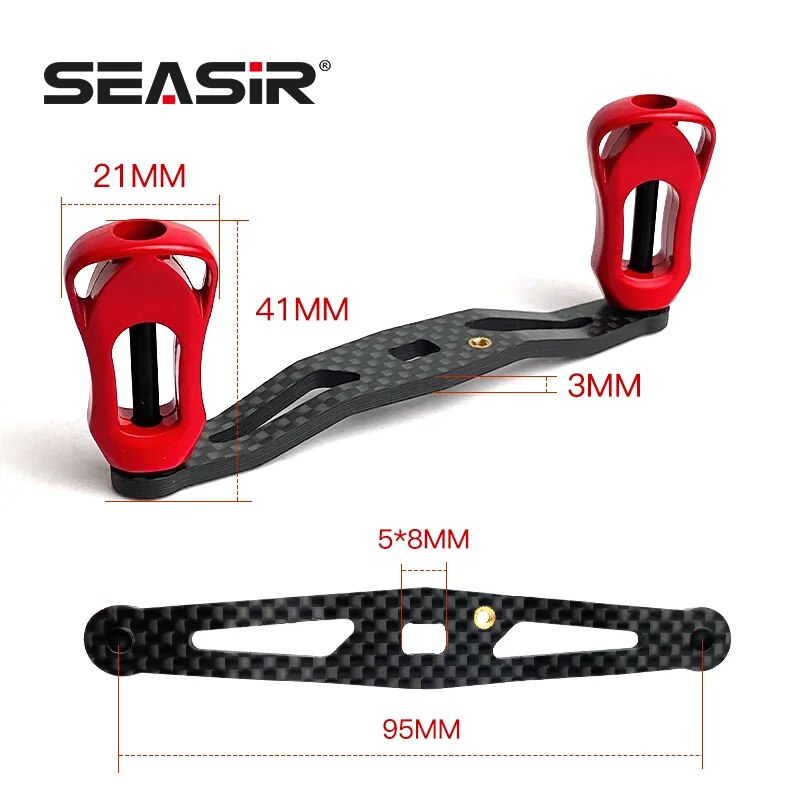 SEASIR ألياف الكربون الصيد بكر - مراجعة Reel Spare Spool وسعره